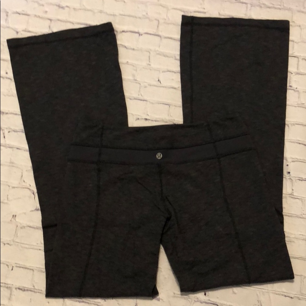 Lululemon gray yoga pants. Sz 8z EUC.